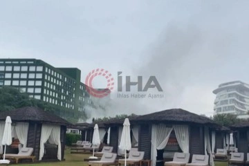 5 yıldızlı otelin restoranı yangında küle döndü