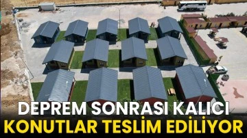 55 günde tamamlandı, deprem sonrası kalıcı konutlar teslim ediliyor