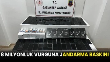 8 milyonluk vurguna jandarma baskını
