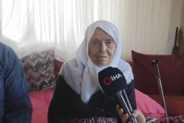 94 yaşındaki nineden depremzedelere duygulandıran bağış