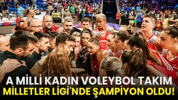 A Milli Kadın Voleybol Takımı, Milletler Ligi'nde şampiyon oldu!