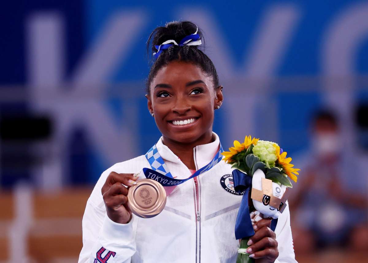 ABD'li cimnastikçi Simone Biles, denge aletinde 3. oldu