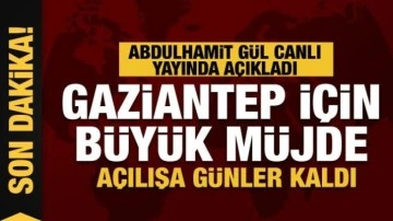 Abdulhamit Gül müjdeyi verdi.. Türkiye'nin 4. büyük şehir hastanesi Gaziantep'te açılıyor