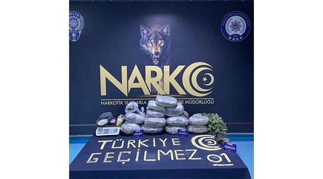 Adana’da uyuşturucu operasyonu 