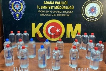 Adana’da sahte içki operasyonu