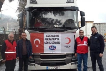 Adana’dan Ukrayna’ya ilk yardım tırı yola çıktı