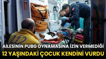 Ailesinin PUBG oynamasına izin vermediği 12 yaşındaki çocuk kendini vurdu