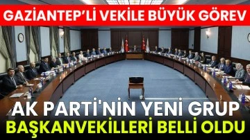 AK Parti'nin yeni grup başkanvekilleri belli oldu