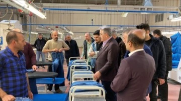 AK Parti'li Yazıcı Malatya'da üretime başlayan fabrikaları ziyaret etti