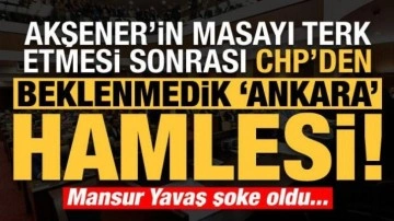 Akşener'in resti sonrası CHP'den beklenmedik 'Ankara' hamlesi! Mansur Yavaş şoke