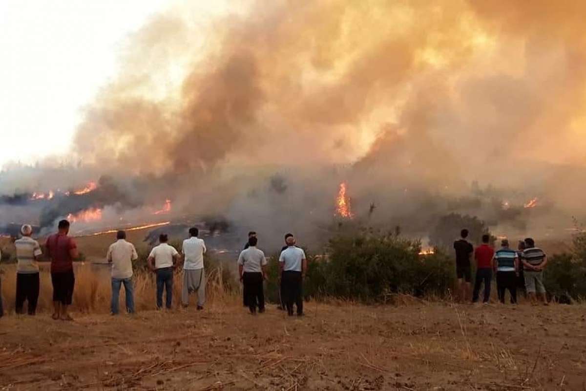 Aladağ'daki yangına müdahale sürüyor