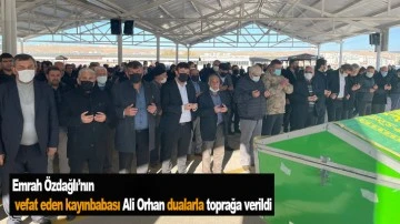 Ali Orhan dualarla toprağa verildi.