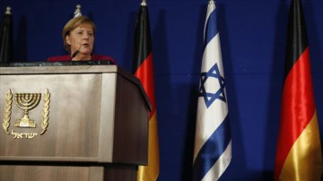 Almanya Başbakanı Merkel veda ziyareti için İsrail'de