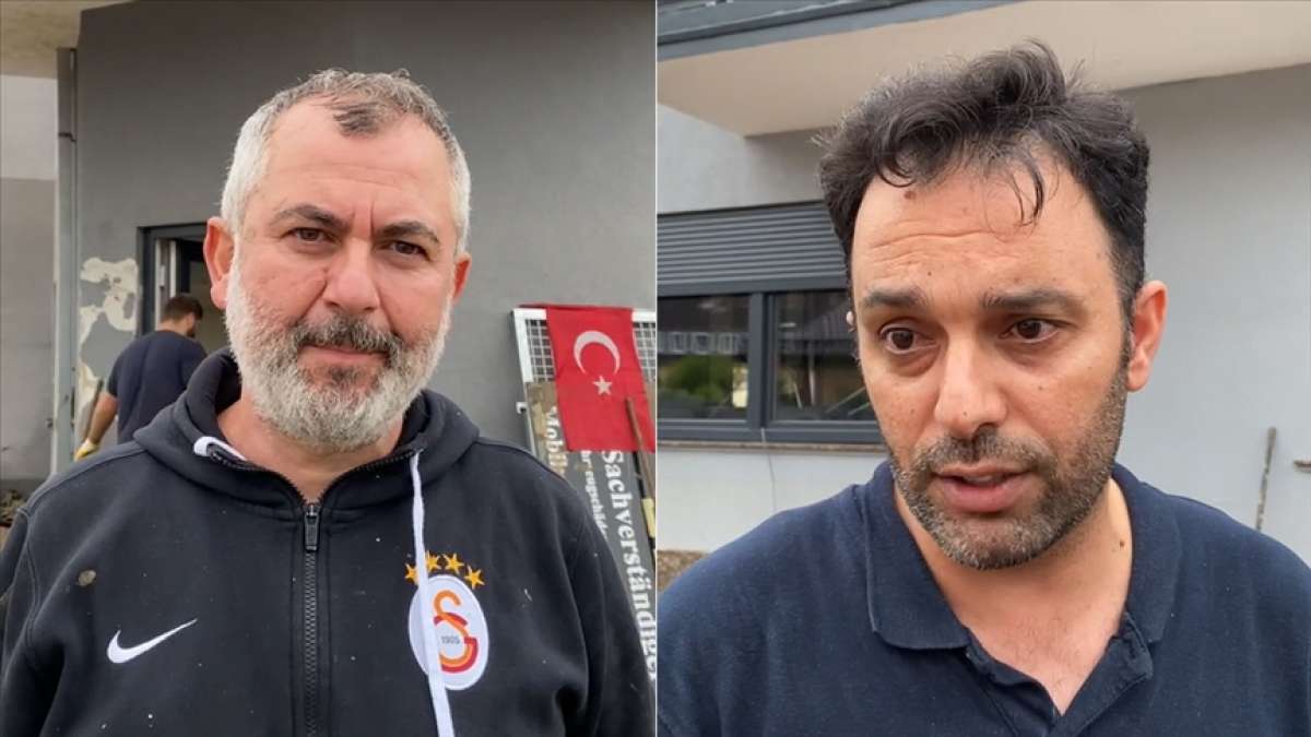 Almanya'da selden etkilenen Türkler yaşadıkların anlattı
