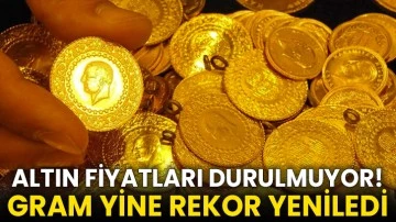 Altın fiyatları durulmuyor! Gram yine rekor yeniledi