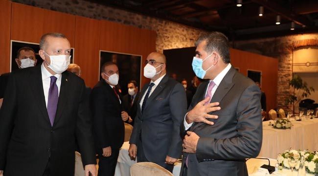 Altunkaya Cumhurbaşkanı Erdoğan’la bir araya geldi