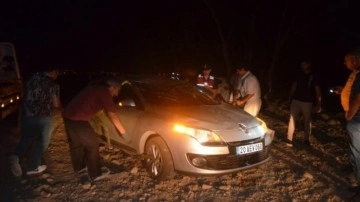Amasya&rsquo;da domuz sürüsünün neden olduğu trafik kazasında 8 kişi yaralandı