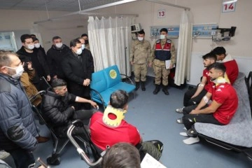 Amasya’daki kazada yaralanan Batmanlı güreşçiler tedavi altında