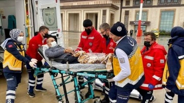 Ambulans uçak, 3 hasta için Türkiye semalarında mekik dokudu