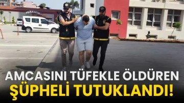 Amcasını tüfekle öldüren şüpheli tutuklandı!