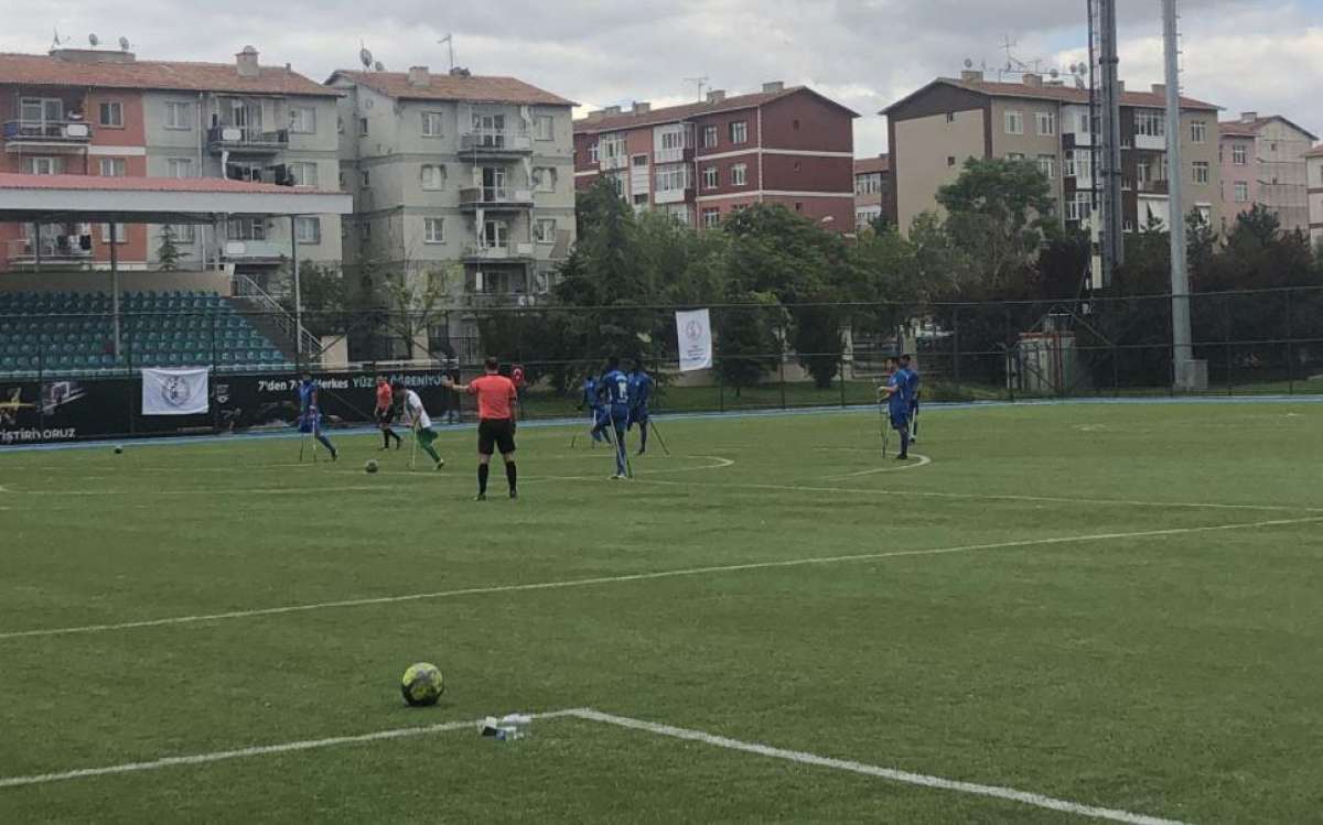 Ampute Futbol Süper Liginde 6. gün maçları oynandı