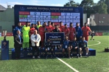 Ampute Futbol Uluslar A Ligi'nde Türkiye ikinci oldu