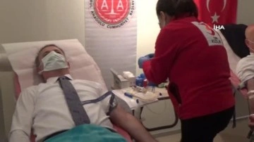 Anadolu Adliyesi'nde kan bağışı kampanyası başlatıldı