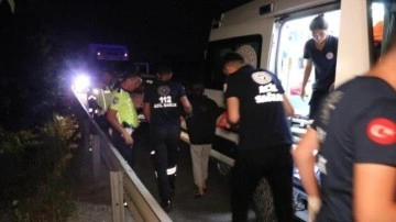 Anadolu Otoyolu&rsquo;nda ekipleri harekete geçiren kaza