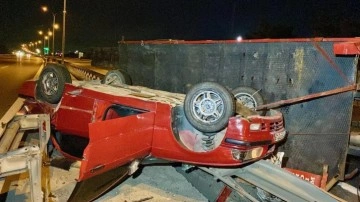 Anadolu Otoyolu'ndaki zincirleme kaza: 1 kişi yaralandı!