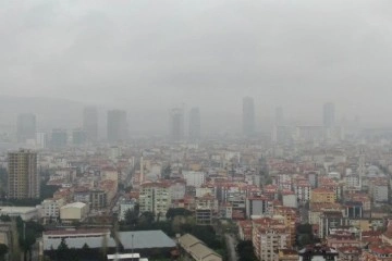 Anadolu Yakası'nda etkili olan sis havadan görüntülendi