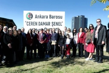 Ankara Barosu'ndan 'Cumhuriyet’imiz 100. yılına doğru 100 fidan dikiyoruz' etkinliği