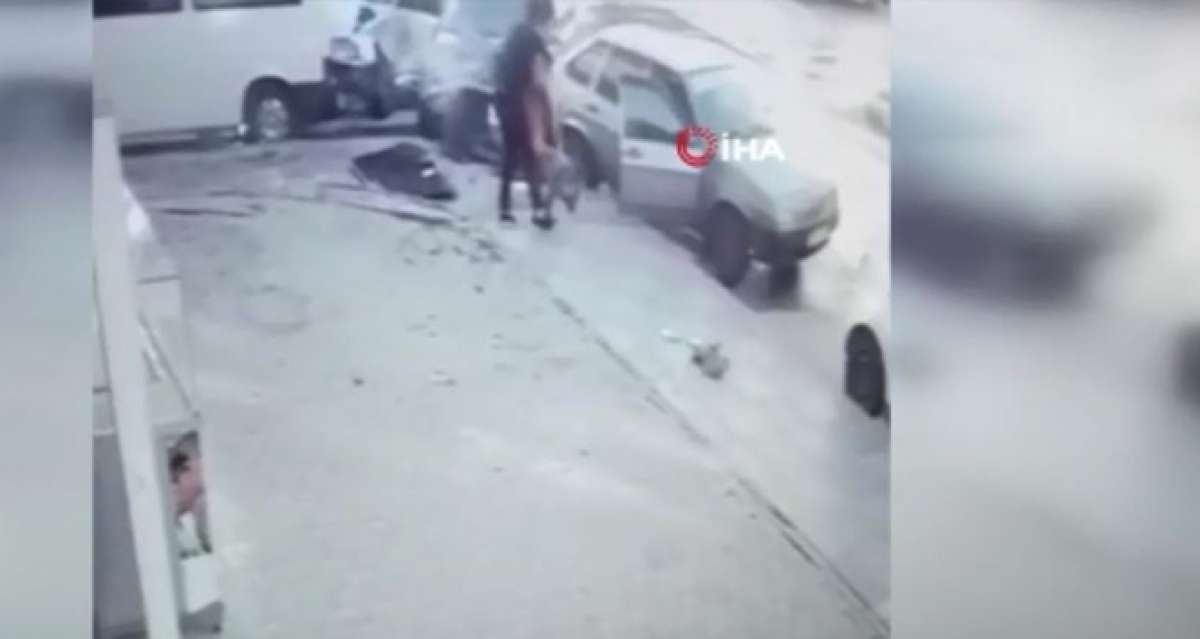 Ankara'da 2 otomobil kafa kafaya çarpıştı: 1 yaralı