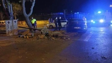 Ankara'da iki otomobilin çarpıştığı kazada 3 kişi yaralandı