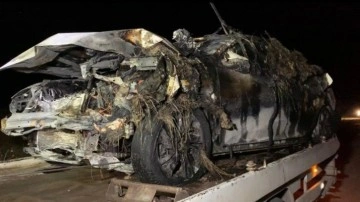 Ankara’da kazaya karışan iki araç alev topuna döndü: 6 yaralı