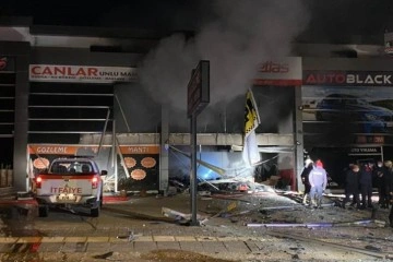Ankara’da oto lastikçi dükkanında patlama: 3 iş yeri kullanılamaz hale geldi
