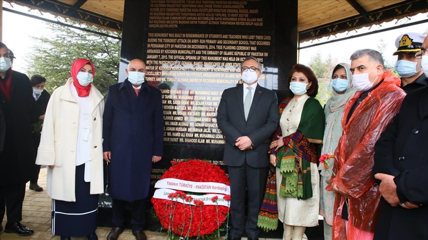 Ankara'da 'Peşaver Şehitlik Anıtı' törenle açıldı