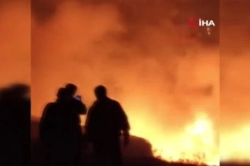 Ankara’da vericilerin bulunduğu alanda yangın çıktı