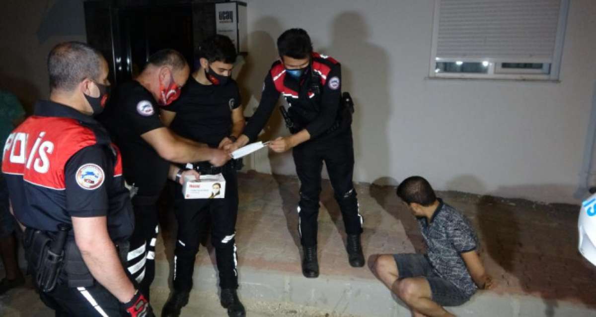 Antalya'da polisin ‘dur' ihtarına uymayan gençler ortalığı birbirine kattı