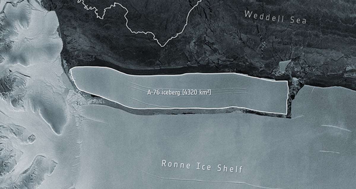 Antarktika'da 4 bin 320 kilometrekarelik buz kütlesi koptu