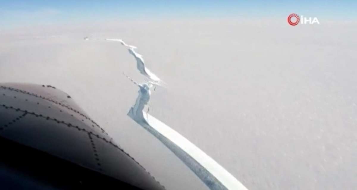 Antarktika'da bin 270 kilometrekarelik buz kütlesi koptu