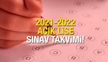 AÖL 2021-2022 sınav takvimini açıkladı! MEB  Açık Öğretim Lisesi sınavları online mı?