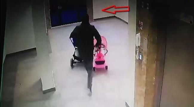 Apartmandan 2 bebek arabası çalan hırsız tutuklandı