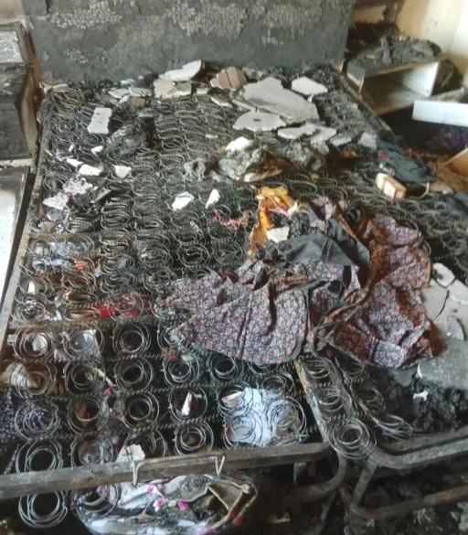 Araban&rsquo;da Elektrik Kontağı Yangın &Ccedil;ıkardı