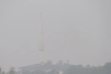 Araban’da yoğun sis etkili oldu