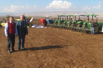 Araban Ovası’nda makarnalık buğday ekimine başlandı