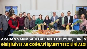 Araban Sarımsağı Gaziantep Büyükşehir‘in girişimiyle AB coğrafi işaret tescilini aldı