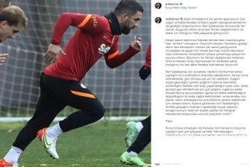 Arda Turan: 'Galatasaray için mücadele vermekten geri durmayacağım'