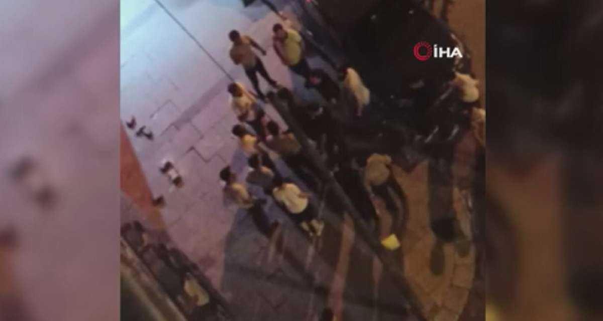 Arnavutköy'de iki grup arasında çıkan kavgayı bekçiler ayırdı