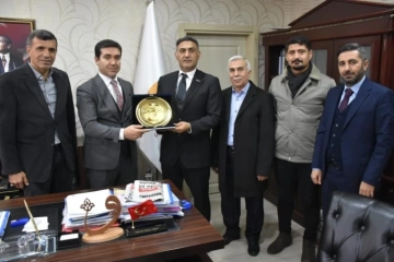 ASKON HEYETİ,DARGE&Ccedil;İT BELEDİYE BAŞKANINI ZİYARET ETTİ