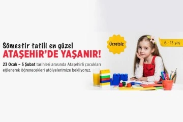 Ataşehir&rsquo;de s&ouml;mestir at&ouml;lyeleri başlıyor